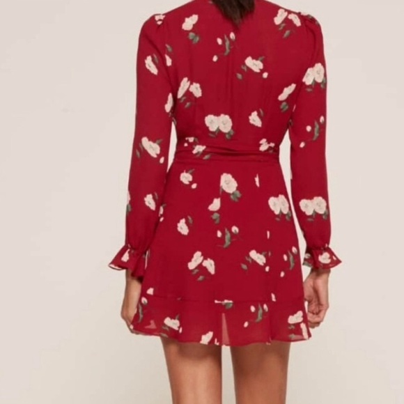 Reformation Whitby Floral Mini Dress B282 - Picture 2 of 5